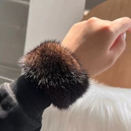 2026 New Style mink Fur Cuff Arm Warmer Lady Bracelet Real Fur Wristband Glove High Quality Fox fur Cuffs Hot Sale Wrist Warmer
