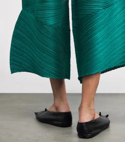 Miyake Pleated Women's Casual Elastic Wide-leg Flared Pants