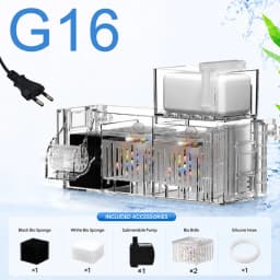 220V 3W Aquarium Fish Tank Top Filter Box with Bio Balls and Submersible Pump Water Circulation Rainfall Oxygen Waterfall System