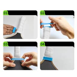 9pcs Tennis Racket Grip Rings Pickleball Paddle Racket Grip Bands Tennis Racquet Secures Overgrip Ring Tennis Accessories