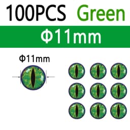 100pcs Holographic 3D Epoxy Fish Eyes Dragon Eyes For Baitfish Streamer Saltwater Fly Jig Baits Fishing Lure Making 3mm~12mm