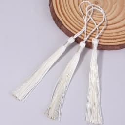 30pcs 13cm Hanging Rope Polyester Tassel Fringe Soft Flossy Tassel For DIY Bookmark Keychain Pendants Jewelry Making Accessories