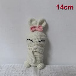 Handmade Kid Room Deco Stuffed Plush Toy Animal Amigurumi Handcrafts Kids Gifts Soft Fox Cow Lamb Birthday Sleeping Dolls