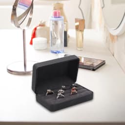 Ring Organizer Box Tray Stylish Jewelry Display Case Ring Storage Box Jewelry Box for Women Lady Multiple Rings Cufflinks