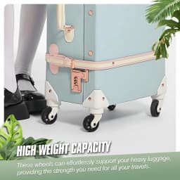 4Pcs Black Luggage Replacement Wheels W/H Screw Suitcase Repair Wheel Part Mute Travel Trolley Case Replacement 5cm Axles Caster
