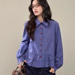 Dark Blue Knitted Sweater with Bow Design Open Cardigan Short Outerwear for Women Early Autumn Winter New Style Korean Version