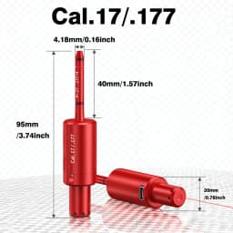 22LR 22 LR 40S&W 30-30 .25 .27 7mm 6.5mm 177 7.62 300win 12GA 45ACP 223rem 9mm Laser Training Bullet Bore Sight Dry Fire Laser