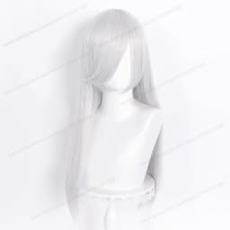 60cm Long Straight Cosplay Synthetic Wig With Bangs Golden Yellow Green Blonde Purple Heat Resistant Hair Anime Wigs + Wig Cap