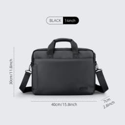 MARK RYDEN Oxford Laptop Briefcase 15.6'' Water Resistant Crossbody Tote Bag for Office Commute