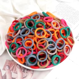 20-100Pcs Hairband Mixed Color Small Elastic Rubber Bands Hair Accessories For Woman Girls Kids Ponytail Holder Scrunchies Gifts