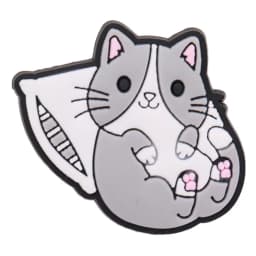 New Arrival 1pcs Cute Cartoon Cat Paw Doughnut PVC Shoe Charms Sandals Decoration Ornaments Accessories Kid Party Xmas Gift