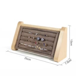 Solid Wood Ring Bracelet Display Rack Jewelry Store Specific Obliquity Display Props Necklace Holder Creative Decorations
