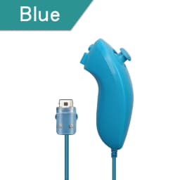 5 Colors Wired Nunchuck For Nintendo Wii Game Controller Hand Curved Game Handle Controller Nunchuk For Wii Gamepad Accessories