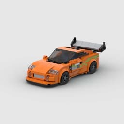 Technical Speed Car MOC City Vehicle Racing Car Rally Building Blocks Bricks Set Retro Ornament Diy Toys For Adults Gifts