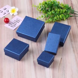 12pcs/ Lot Baolan Luxury Kraft Gift Box Ardboard Paper Bracelet Necklace Jewellry Boxes Packaging Rings Gift Storages Wholesale