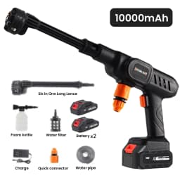 6-IN-1 Cordless High Pressure Car Washer Water Gun Home Garden Cleaning Washing Machine Gun Rechargeable Battery Pressure Washer