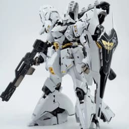 RG 1/144 MSN-04 Sazabi White Star Version Assembly Model Kit Action Figures With Decals Collectable Mecha Toy Desk Deco Boy Gift