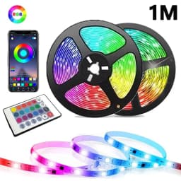 1-30M RGB LED Strip Light 5V USB Bluetooth 24Key Remote Control Flexible Ribbon Color Change LED Lamp Tape For Home Decoration