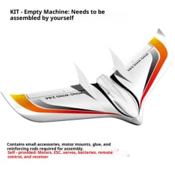 Z84 Triangular Wing Flying Wing Racing High-Speed Model Remote-Controlled Aircraft Fixed Wing Anti Drop Wingspan 840mm