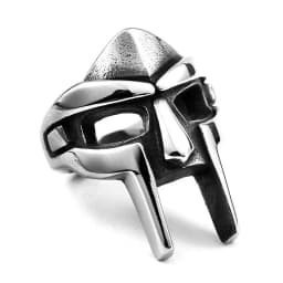 Goth Hip Hop Clasic Mf Doom Rings for Men Gladiator Punk Couple Games Egypt Pharaoh Male Retro Jewelry Party Accessories Gifts