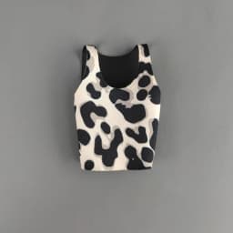1/6 Miniature Doll Soldier Leopard Print Vest Trendy High Elastic Clothing For 30cm Doll Round Neck T-shirt Hiking Casual Tank
