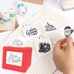 AI Mini Printer, Portable Thermal AI Voice Sticker Printer, for Pictures, Photos, DIY Creative, Home, School, Office, Travel Use
