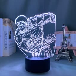 Anime Light Attack on Titan 4 Eren Yeager Figure for Bedroom Decor Night Light Kids Birthday Gift Shingeki No Kyojin 3d Lamp AOT