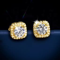 Pass Diamond Tester Pen Moissanite And Zircon Stud Earrings For Women 100% Real 925 Sterling Silver GRA Certificates D VVS1