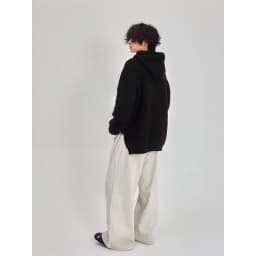 2026 Autumn Winter Simple Solid Color Knitted Men's Hoodie Tops Korean Fashion Casual Loose Hooded Sweatshirt Coats Streetwear