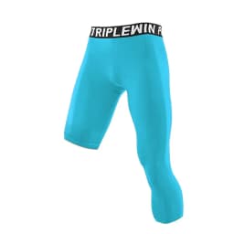 Summer Men Capri Running Tights GYM 3/4 Pants Male Basketball Football Soccer Fitness Exercise Sport One Leg Cropped Leggings 30
