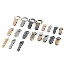 10/30/100PCS Metal Leaf Shape Bag Anchor D-ring For DIY Leather Shoulder Handbag Straps Hanger Hooks Connector Clips Accessories