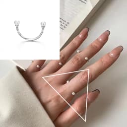 VENTFILLE 925 Sterling Silver Metal Flower Shell Geometric Rings For Women French Retro Romantic Open Thai Silver Rings