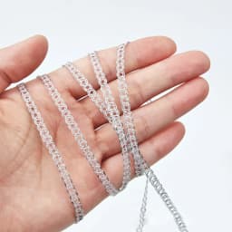 5 Yards Small Circular Ring Embroidery Lace Fabric Trim Clothing Christmas Wedding Home Party Festival Decoration DIY Sewing