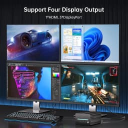 MSECORE Gaming Mini PC Intel Core I9-14900F RTX 5060 Ti 16G Dedicated Card Win11 DDR5 NVMe SSD WiFi6E BT5.3 8K Desktop Computer