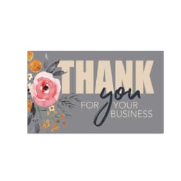10-30pcs New Thank You Card For Supporting Business Package Decoration "Gorgeous Thanks" Business Card Handmade With Love