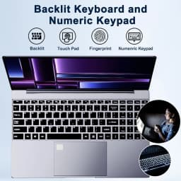 LENO 15.6' Laptop Windows 11 32GB 2TB Intel Core I9 9900 1920*1080 HD Gaming Computer PC Gamer Office Ultra Slim Notebook