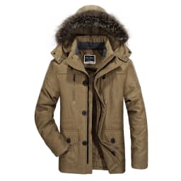 Men Down Jacket Male White Duck Down Jacket Hooded Outdoor Thick Warm Padded Snow Coat Oversized Plus Size Degree Winter Parkas