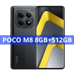 Gobal Version POCO M8 5G Smartphone 6.77" 120Hz Display Snapdragon 6 Gen 3 NFC 50MP 5520mAh 45W Charing