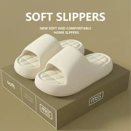 Men Summer Slippers Indoor Soft Sole Memory Insole Bathroom Non Slip Stylish Lightweight Casual Beach Couple Vacation