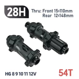 ARC-54T Ratchet Boost Hub, 28 Holes Disc Brake, Aluminum Alloy MTB Cube, 15x110, 12x148, Cycling Bike Hub 8, 9, 10, 11, 12V