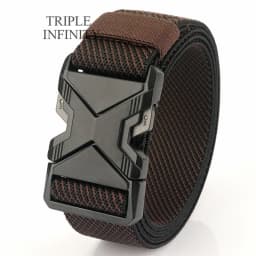 New Quick Release Metal Pluggable Buckle Tactical Belt Breathable Elastic Military Belts For Men Stretch Pants Waistband Hunting