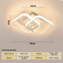 Nordic Modern Minimalist Corridor LED Ceiling Light Home Lighting Decor Corridor Balcony Entrance Lighting Lamps for Living Room