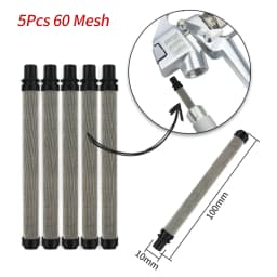 5pcs 30-200 Mesh Airless Paint Parts Filter Paint Spraygun Filter  Reduces Nozzle Clogging Spraying Machine Accessories