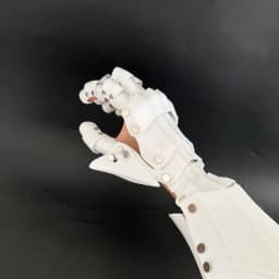 Medieval Knight Gothic Hand Armor 3D Printing Plastic Techwear Punk Long Gloves Man Woman Cosplay Mechanical Arm