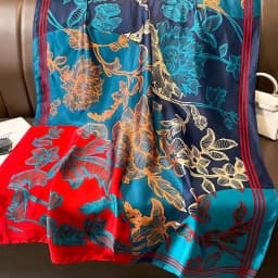 Spring Scarf Women's Luxury Design Polyester Material Smooth Scarf Soft Shawl Beach Scarf