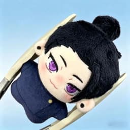 10cm Printed Anime Character Plush Doll, Fan Made Cartoon Figure Pendant, Cute Stuffed Keychain Ornament