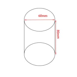 Black Solid Cylinder Acrylic Perspex Display Block Stand Ring Earring Necklace Holder Organizer Jewelry Counter Add Height Riser