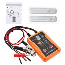 12V Upgraded Fuel Injector Tester & DIY Cleaning Tool, Test Two Injectors Simultaneously Power Drive Modefuel Injector Test