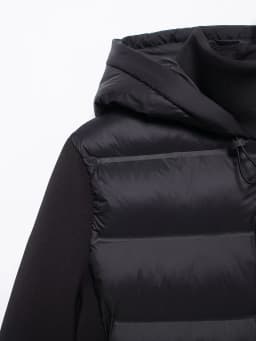 Autumn Winter New Women's Lightweight Warm Down Coat Long Sleeve Zipper Hooded Sports Padded Jacket