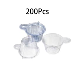 50-200Pcs 40ML Plastic Disposable Cups Dispenser Silicone Resin Mold Tool for DIY Epoxy Resin Crafts Jewelry Making Tools